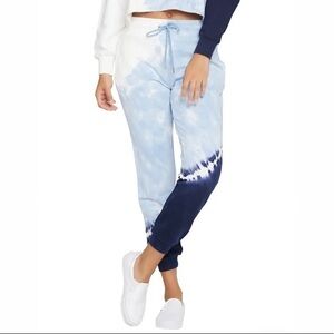 L*Space Daybreak Tie Dye Joggers Blue size M